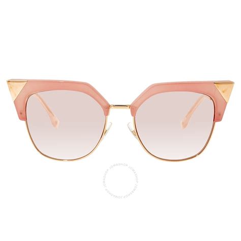 Fendi Iridia Pink Cat Eye Ladies Sunglasses FF0149S035JQ454